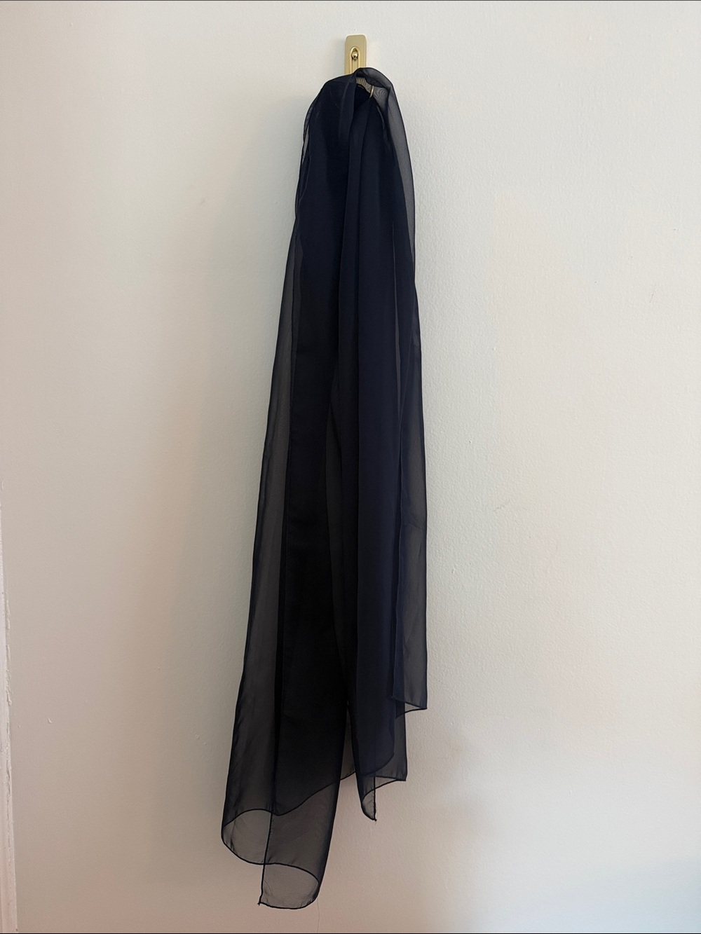 Women’s Navy Sheer Chiffon Scarf